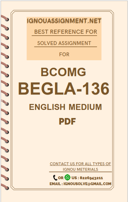 begla 136 solved assignment free pdf 2022 23